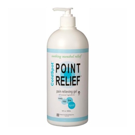 Fabrication Enterprises Point Relief ColdSpot Pain Relief Gel, 32 oz. Pump Bottle 11-0711-1